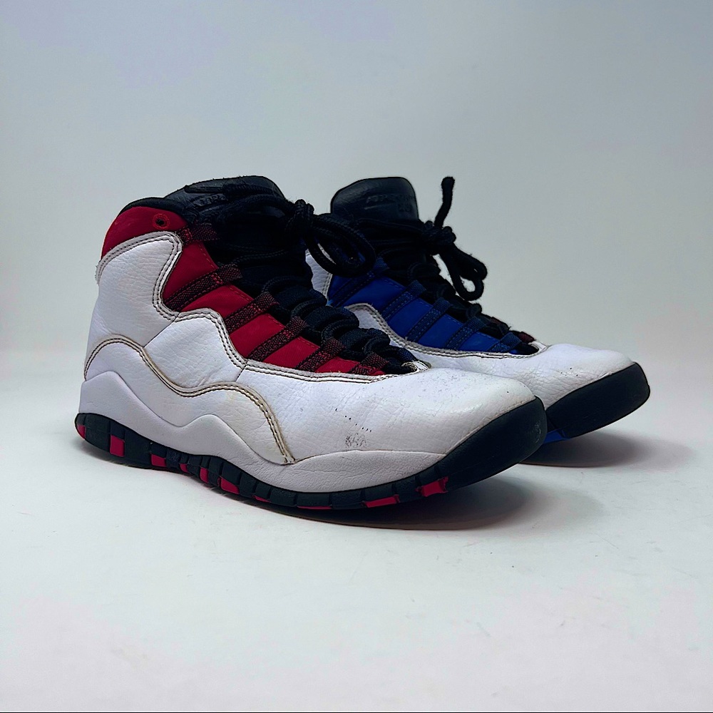 Air Jordan 10 Westbrook ‘Class of 2006’ Size 6Y White Blue Red Lace Up